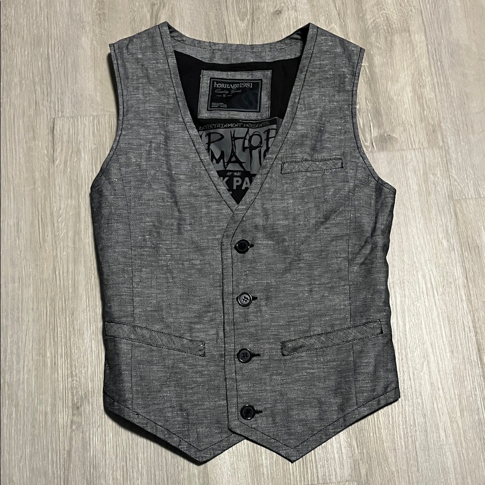 Heritage 1981 Charcoal Gray Men's Vest